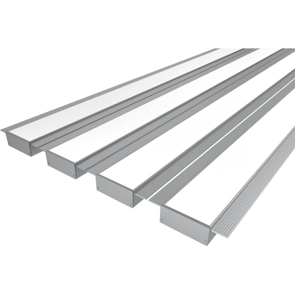 Изображение товара Комплект профиля Ledcraft LC-LPSH2065M34-1x4Silver для встраиваемой подсветки