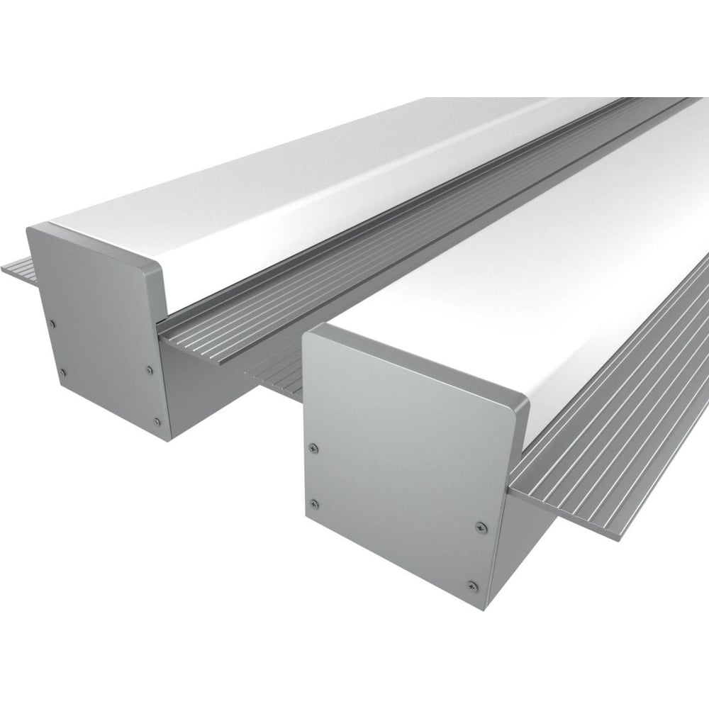 Изображение товара Комплект профиля Ledcraft LC-LPSH2564M36-1x2 серебро 2 шт для подсветки потолков и ниш