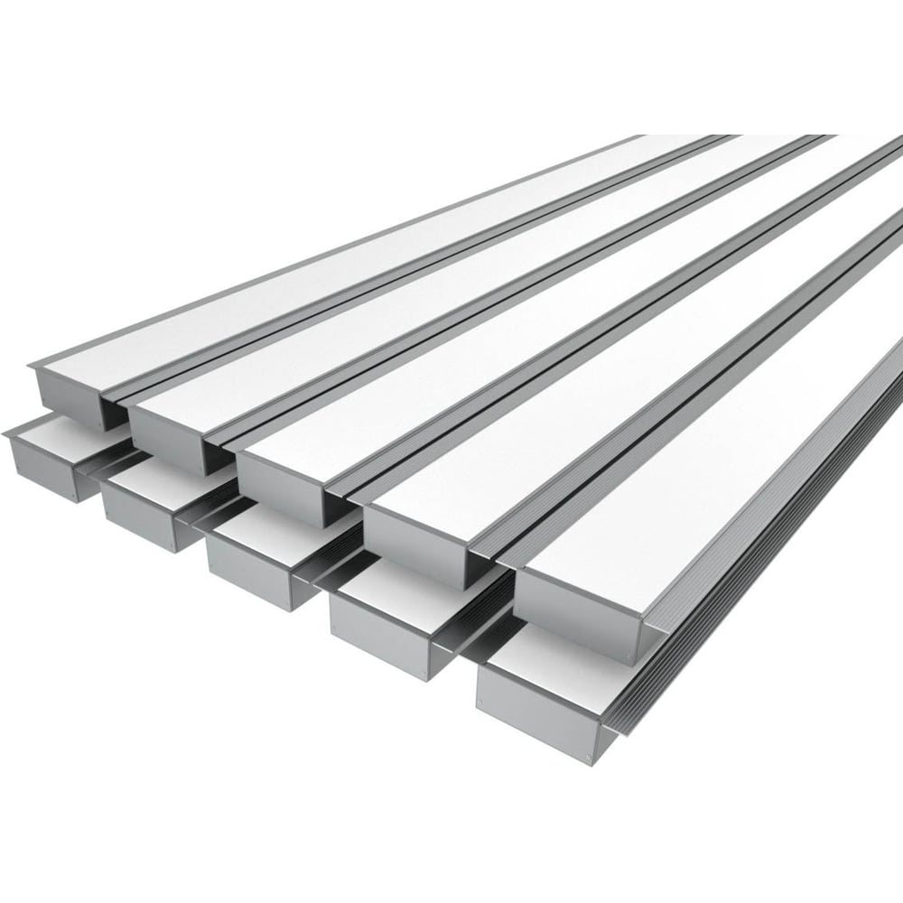 Изображение товара Профиль для подсветки Ledcraft LC-LPSH32104M68-1x10Silver 1м алюминий поликарбонат