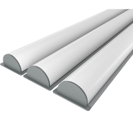 Изображение товара Комплект профиля Ledcraft LC-LPV0532M1-1x3Silver 3 шт серебро (1м профиль+1м рассеиватель+2 заглушки) 1616140298