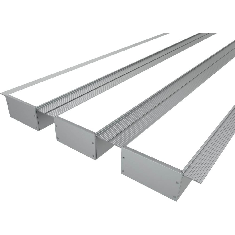 Изображение товара Комплект профиля Ledcraft LC-LPSH3290M55-1x3Silver для встраиваемого освещения