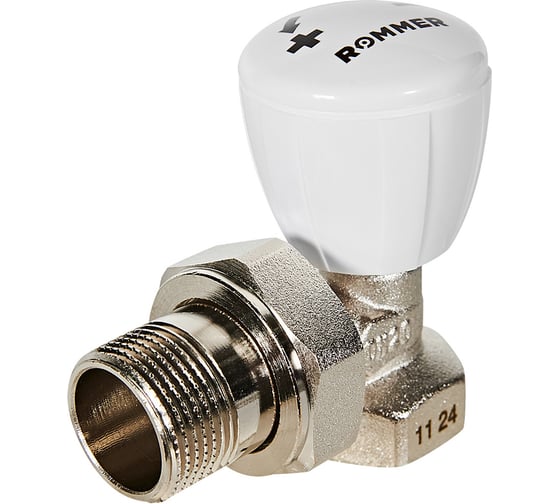 Изображение товара Клапан ручной регулирующий, угловой ROMMER RVR-0002-100020 3/4 RG0093KC4G5E5E