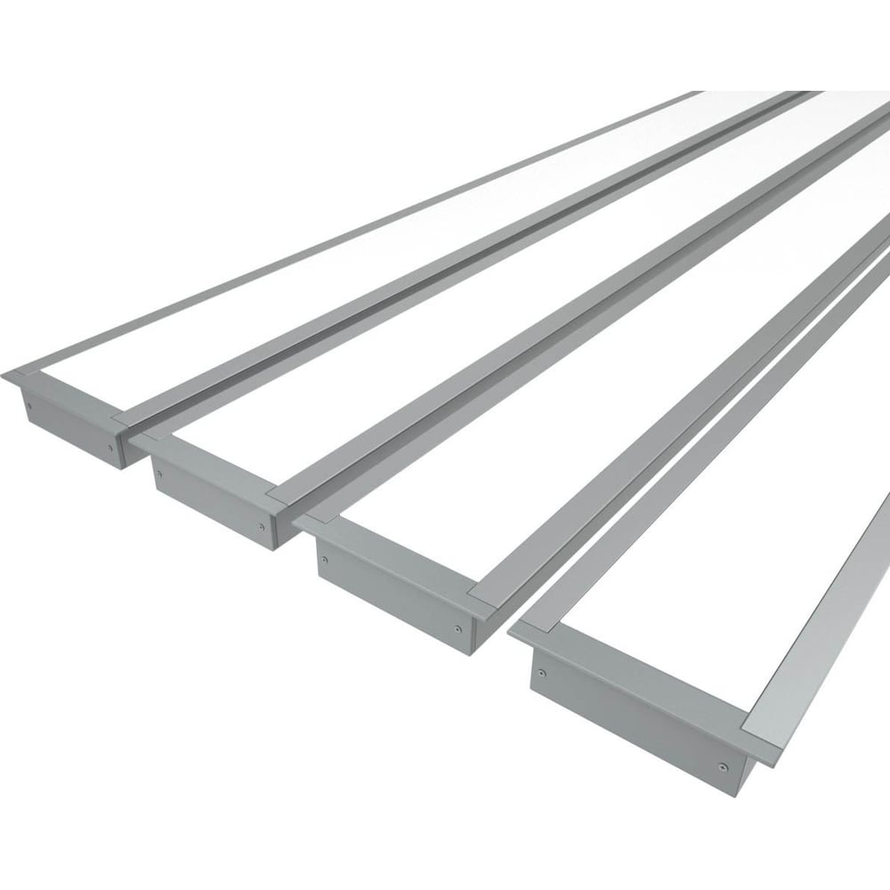 Изображение товара Комплект профиля Ledcraft LC-LPV2073M55-1x4Silver 4 м алюминий и поликарбонат