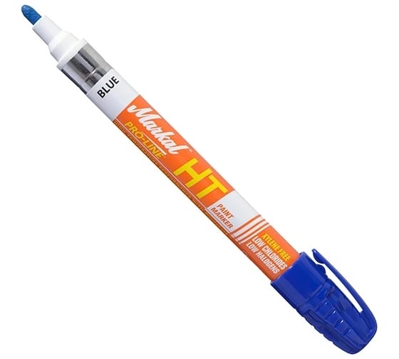 Изображение товара Маркер-краска Markal 3 мм, синий, термостойкий до 1000 C° 97305