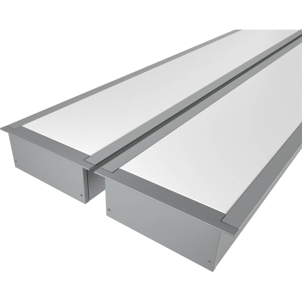 Изображение товара Комплект профиля Ledcraft LC-LPV3288M69-1x2 серебро 2 шт для подсветки потолков и ниш