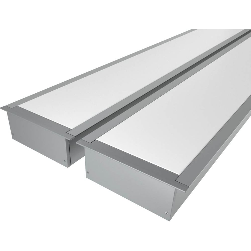 Изображение товара Комплект профиля Ledcraft LC-LPV3288M68-1x2Silver 2 шт алюминий/поликарбонат для подсветки