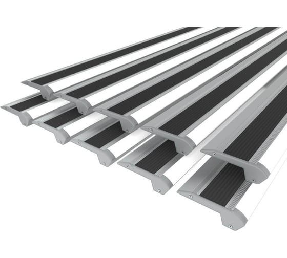 Изображение товара Комплект профиля Ledcraft LC-PDS1867M16-1x10Silver 10 шт серебро (1м профиль+1м рассеиватель+2 заглушки+комплект шурупов) 1616140708
