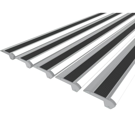 Изображение товара Комплект профиля Ledcraft LC-PDS1867M16-1x5Silver 5 шт серебро (1м профиль+1м рассеиватель+2 заглушки+комплект шурупов) 1616140550