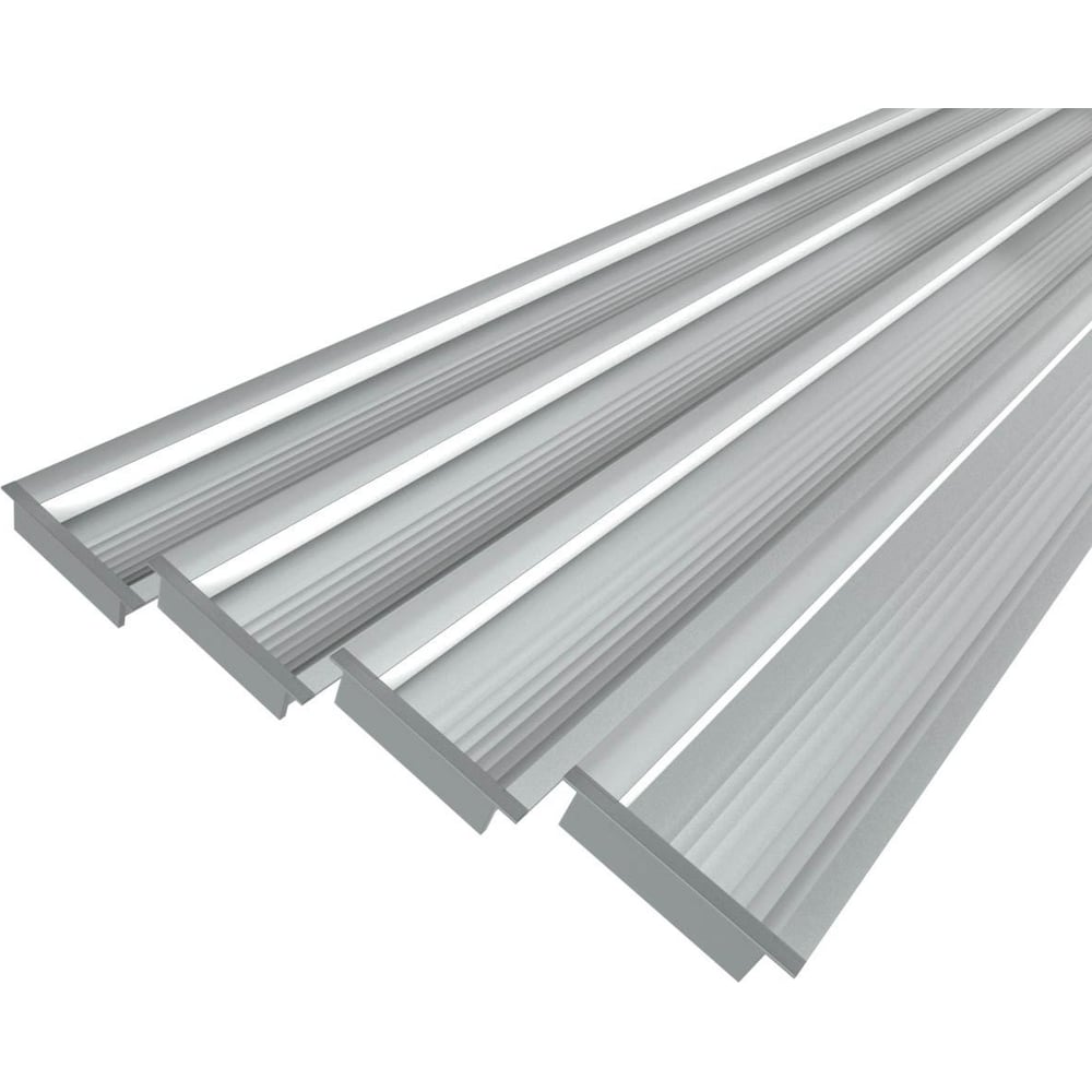 Изображение товара Комплект профилей Ledcraft LC-PVD7016M16-1x4Silver для подсветки 4 шт