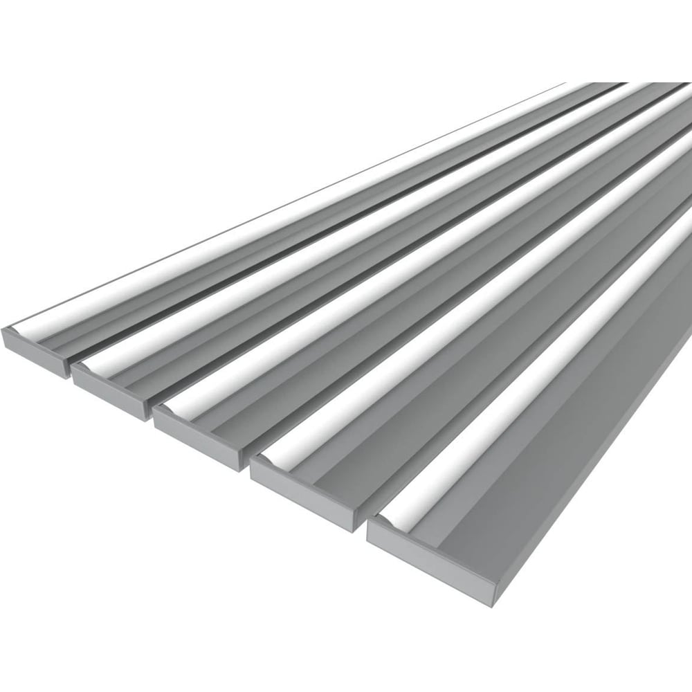 Изображение товара Комплект профиля Ledcraft LC-LPK1675M20-1x5Silver для подсветки 1 м алюминий поликарбонат