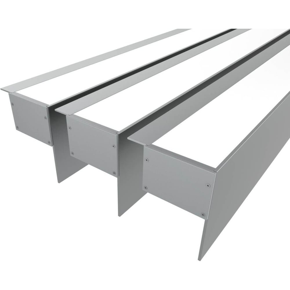Изображение товара Комплект профиля Ledcraft LC-NKU7664M44-1x3Silver для LED освещения 1000 мм