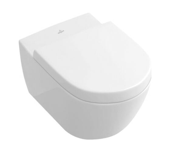 Изображение товара Подвесной унитаз Villeroy & Boch Subway 2.0 CeramicPlus цвет-альпийский белый 5614R0R1