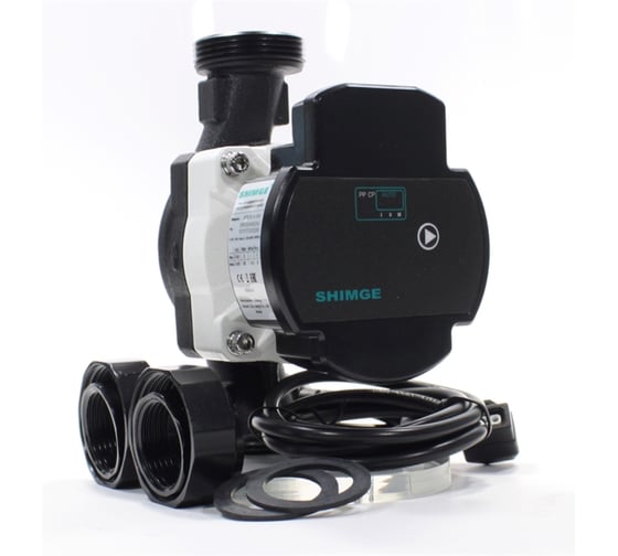 Изображение товара Насос циркуляционный SHIMGE APE 25-8-180 (1x220В; 65Вт), с гайками, L180 10111700006