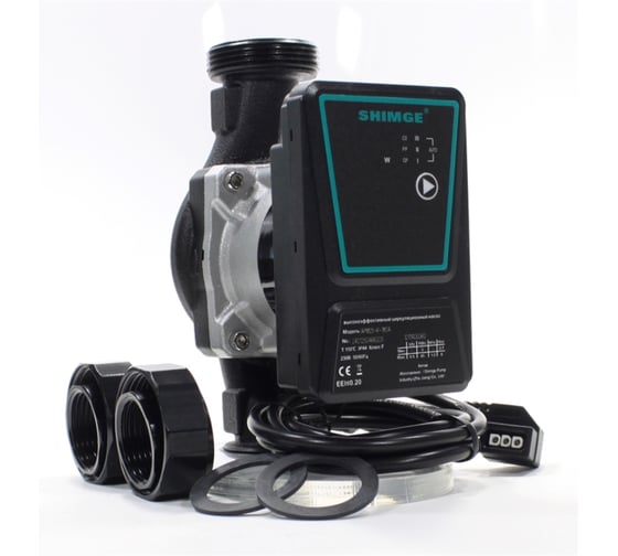 Изображение товара Насос циркуляционный SHIMGE APM-A 25-6-180 (1x220В; 45Вт), с гайками, L180 10111400060