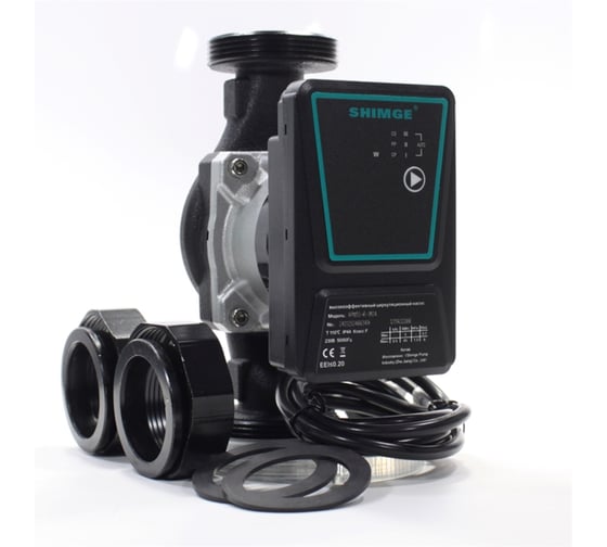 Изображение товара Насос циркуляционный SHIMGE APM-A 32-6-180 (1x220В; 45Вт), с гайками, L180 10111400066