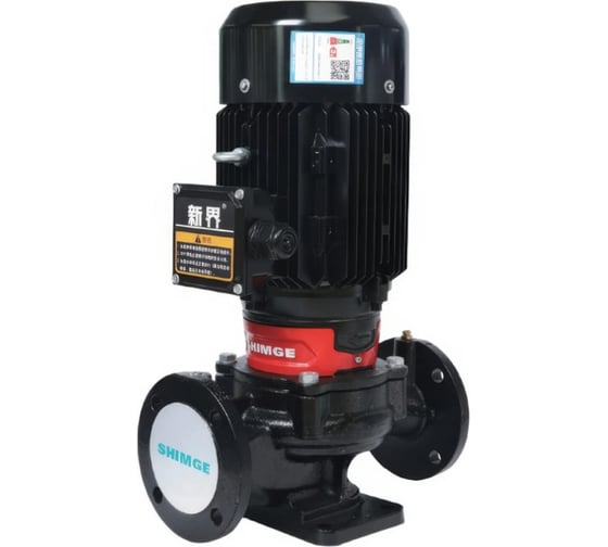Изображение товара Насос циркуляционный SHIMGE SGL 40-100 (I)AG (3x380В; 0,75кВт) 10210101733