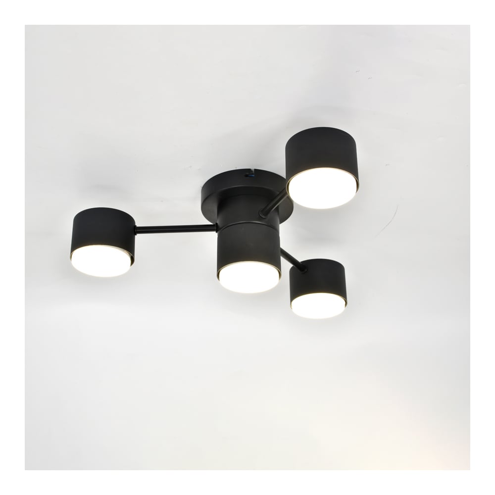 Изображение товара Люстра под лампу General Lighting Systems Стеллар GCHL-4GX53-M черная 662342