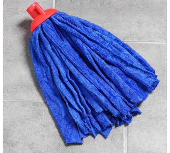 Изображение товара Ленточная насадка для швабры Доляна полоски, микрофибра, 200 грамм, цвет микс 3563853