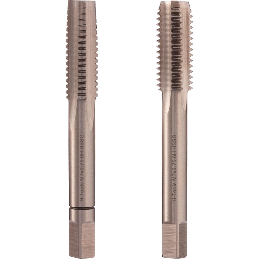 Изображение товара Метчик H-Tools М7 шаг 0.75мм комплект из 2х шт. DIN2181 HSS-G