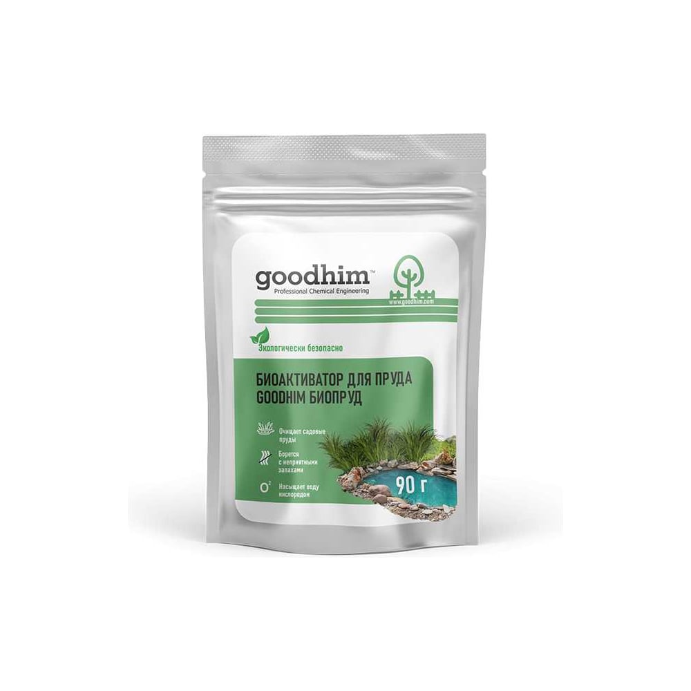 Изображение товара Биоактиватор для пруда GOODHIM БИОПРУД 90 г х 6 шт для чистки и оздоровления воды