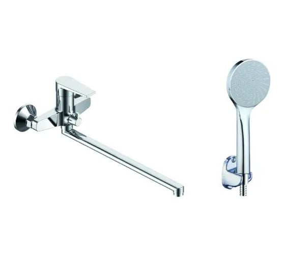 Изображение товара Смеситель для ванны ESKO Budapest излив 400 мм, с аксессуарами арт. BT40