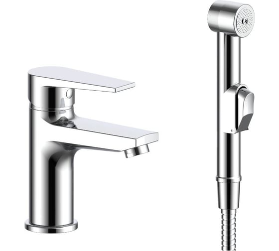 Изображение товара Смеситель ESKO Budapest с гигиеническим душем, с аксессуарами, арт. BT27H