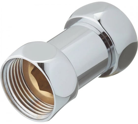 Изображение товара Соединение для полотенцесушителя TIM прямое, 1x1в/в, хром 772421
