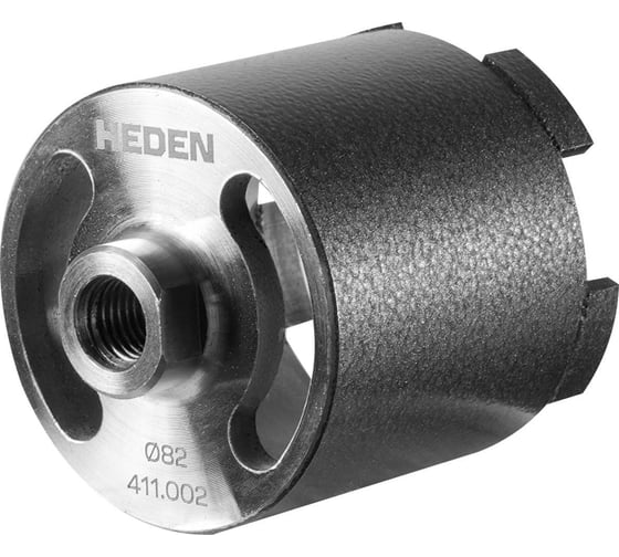 Изображение товара Коронка алмазная для подрозетников HEDEN 82x65 мм, М16, 5 сегментов, торцевая, арт. 411.002