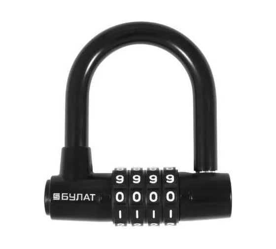 Изображение товара Замок навесной БУЛАТ ВС 944, кодовый, черный, d=12мм 17076