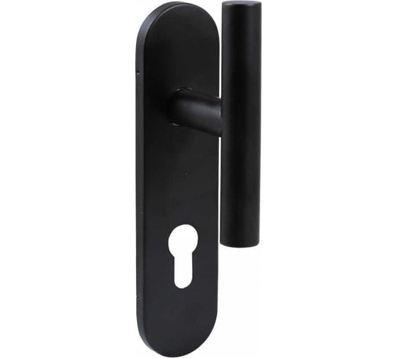 Изображение товара Ручка на планке БУЛАТ для откатных ворот РФ 72.45.11.02НС, черный, AISI 201 INOX, нерж сталь 17078