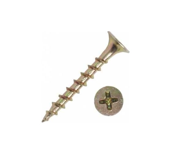 Изображение товара Саморез по дереву ООО Иж-Тандем 4,8x100мм, крупная резьба, желтый цинк 1кг 139158