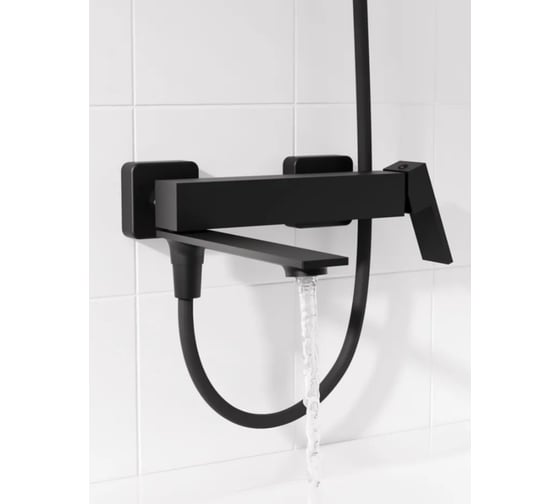 Изображение товара Смеситель для ванны IDDIS матовый черный Ramp RAMBL00i02WA