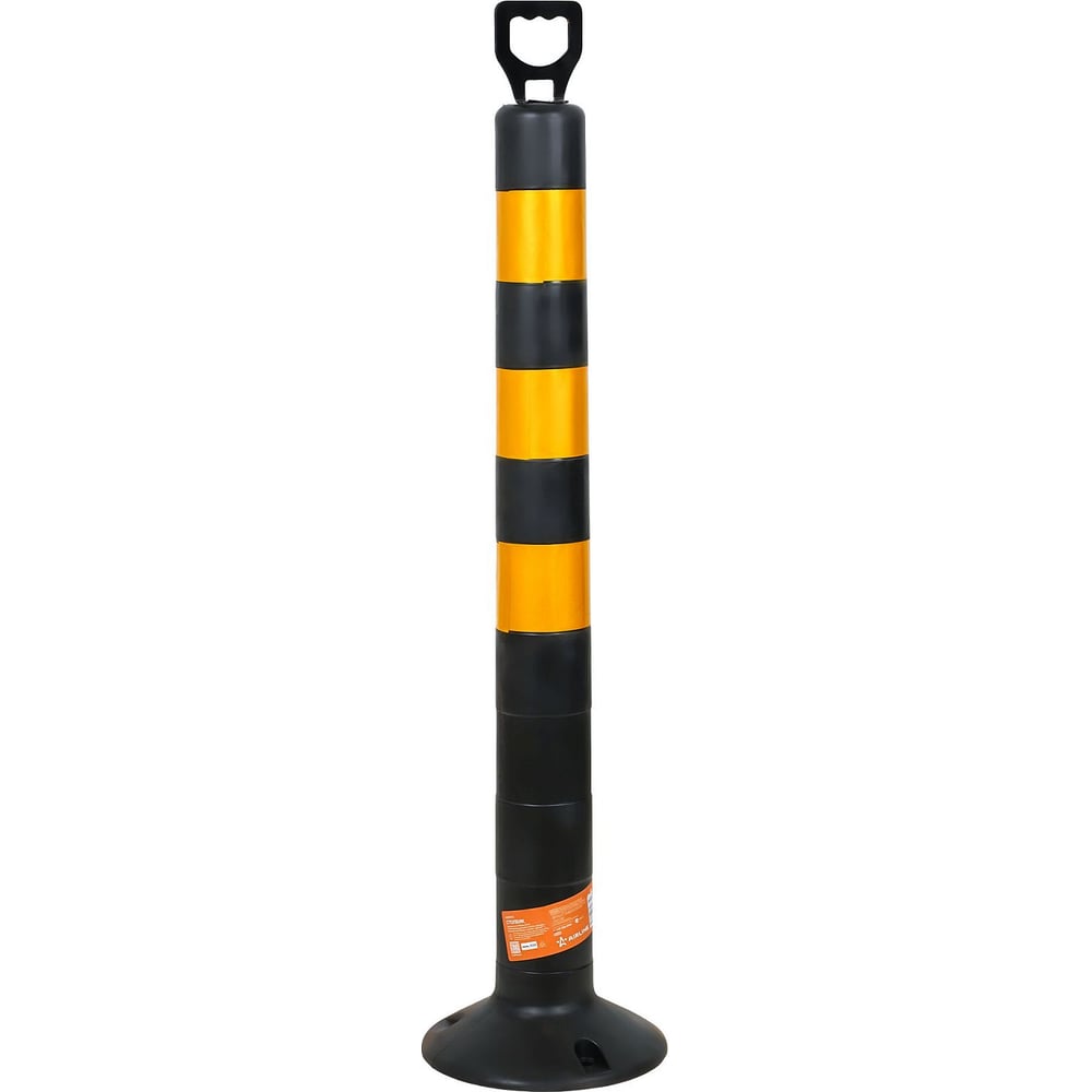 Изображение товара Столбик парковочный AIRLINE 750мм, световозвратные полосы, крепление болтами