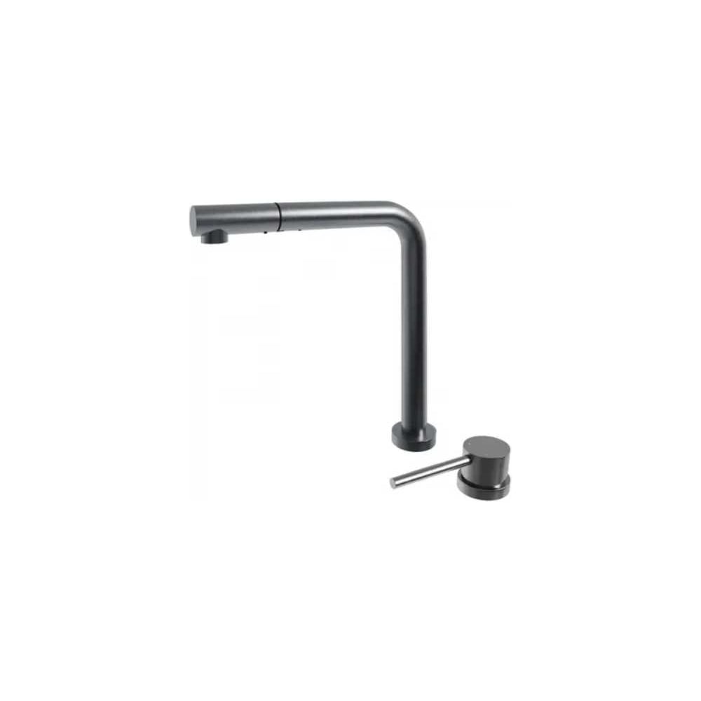 Изображение товара Кухонный смеситель EMAR ЕС-7027 PVD Dark однорычажный Встраиваемый