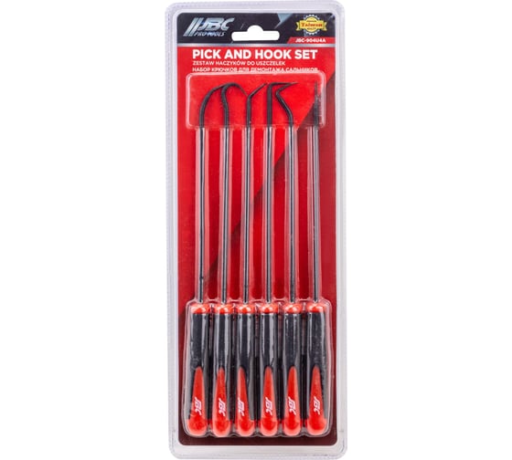 Изображение товара Съемники (крючки) для демонтажа сальников JBC набор 6 предметов JBC-904U4A(66001)