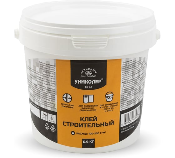 Изображение товара Клей строительный УНИКОЛЕР GC-0.9 0.9 кг 762367