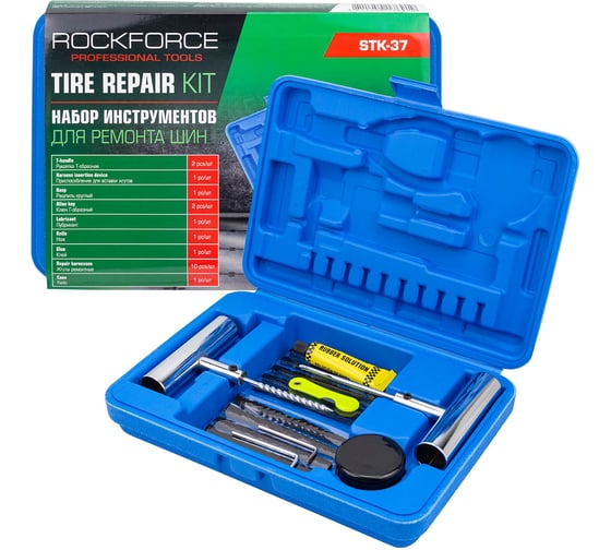 Изображение товара Набор для ремонта покрышек колес Rockforce RF-STK-37(65671)
