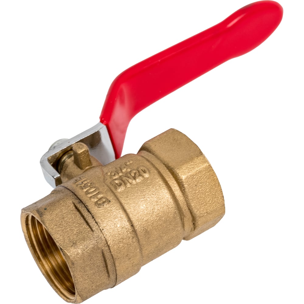 Изображение товара Кран шаровой DORON 3/4 В-В латунь ручка гайка-гайка