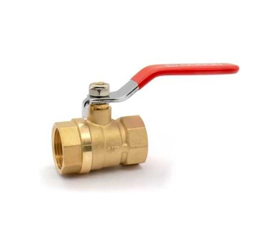 Изображение товара Кран шаровой DORON 3/4 В-В ручка гайка-гайка 8402