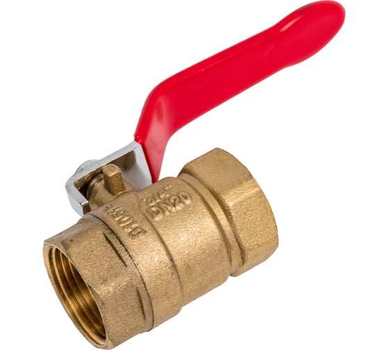 Изображение товара Кран шаровой DORON 3/4 В-В ручка гайка-гайка 8402