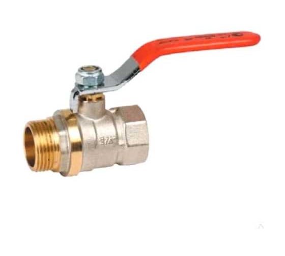 Изображение товара Кран шаровой DORON 3/4 В-Н ручка гайка-штуцер 8408