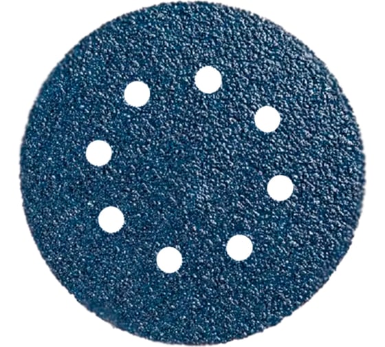 Изображение товара Шлифовальный круг Long Abrasive ZP311F 125мм на липучке, 8 отверстий, Р120 (100 штук) 3134123008-100