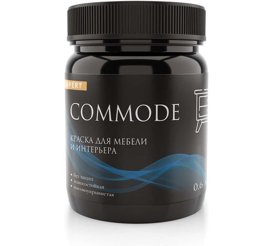 Изображение товара Акриловая краска для мебели и интерьера Goodhim COMMODE Парижский туман (серый), 0.6л 12767