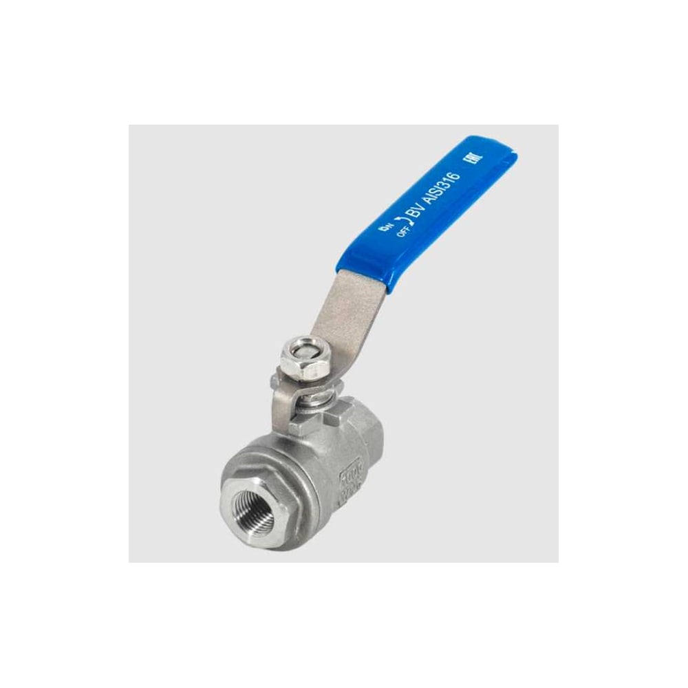 Изображение товара Кран шаровый муфтовый нержавеющий NEWKEY DN20 3/4" PN64
