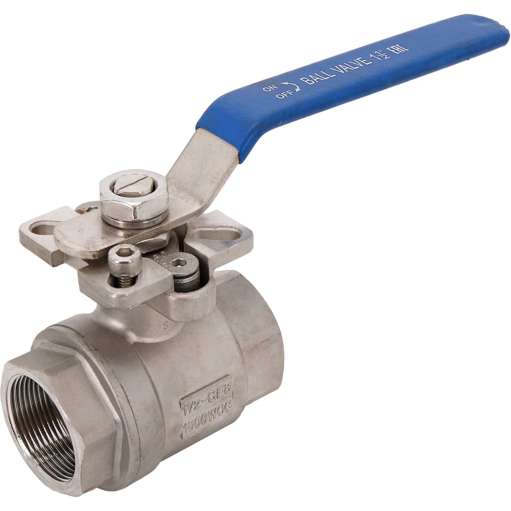 Изображение товара Кран шаровый муфтовый под привод NEWKEY AISI304 DN40