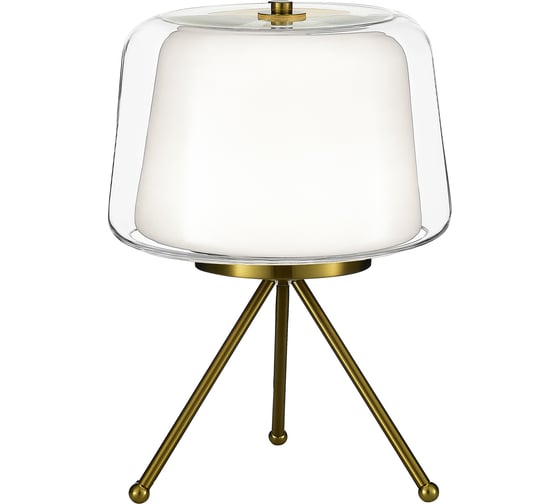 Изображение товара Прикроватная лампа ST LUCE латунь/белый, прозрачный LED 1*16W 3000K SL6127.304.01