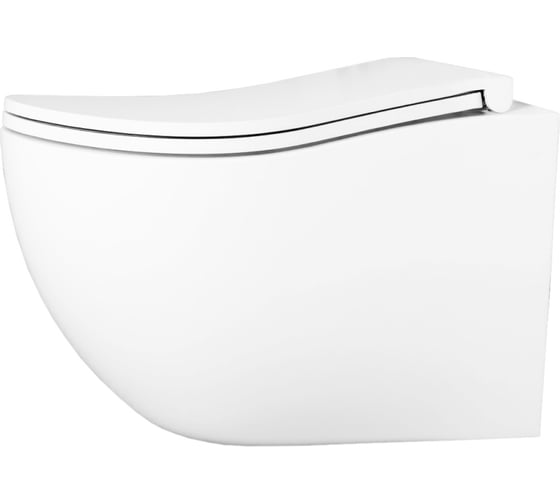 Изображение товара Унитаз подвесной безободковый D&K D_K торнадо DK Munchen , 520360360мм, сиденье микролифт, бел DT1566516