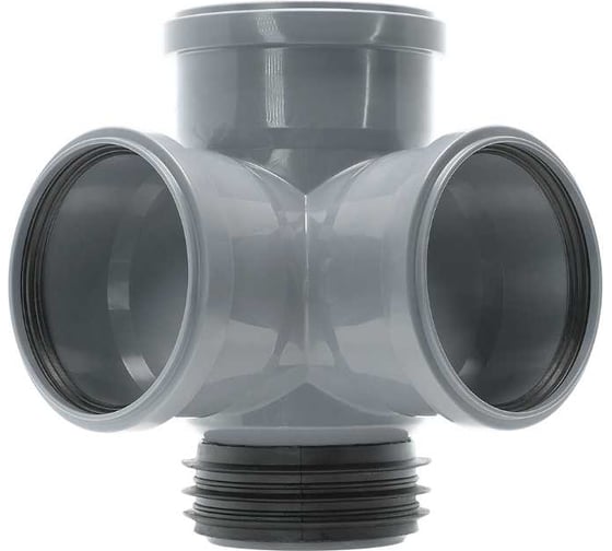 Изображение товара Крестовина восстановитель раструба для внутренней канализации Ostendorf ПП угловая HTEDSM 110/110/110x87 115945