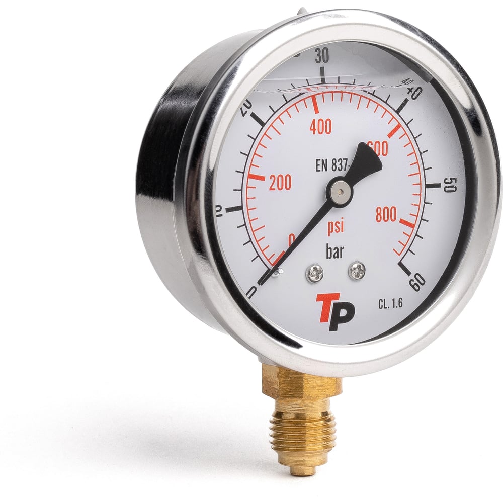 Изображение товара Гидравлический манометр Урдюга D63 мм 0-40 бар IP65 1/4 BSP