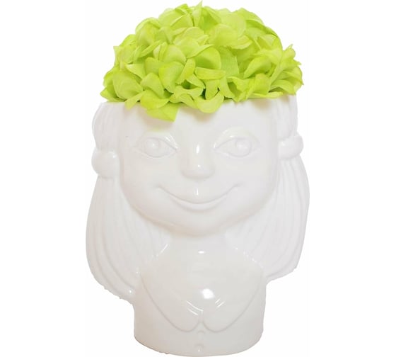 Изображение товара Кашпо Сады Аурики Кашпо-девочка 0101 0.39 л, белое 057963